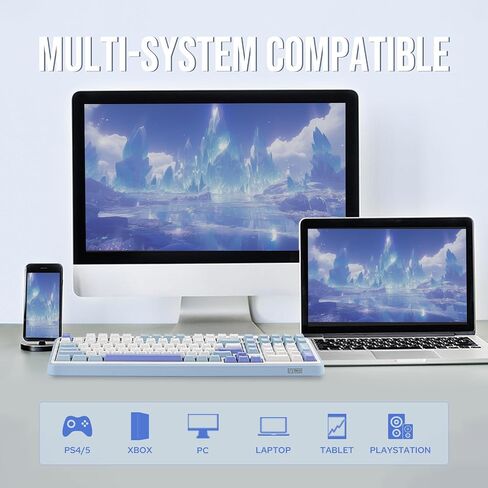 Epomaker Th99 Tri-mode لوحة المفاتيح الميكانيكية اللاسلكية in Saudi Arabia