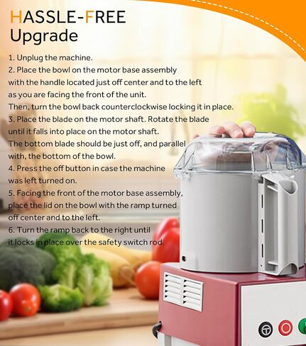 112204S Cutter Bowl & 106458S Cutter Bowl Lid Compatible with Robot Coupe R2, R2B, R2N, R2 Dice Food Processor, 3 Quart Bowl, Gray in Saudi Arabia