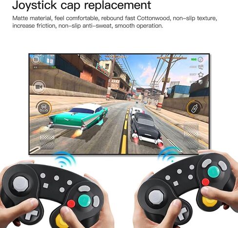 نحن! 10 Pack10pcs التناظرية Thumbstick عصا عصا الغطاء CAP ل Gamecube NGC GC وحدة تحكم اليسار واليمين l r thumbsticks in Kuwait