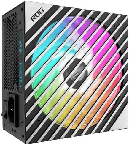 ASUS 850W ROG LOKI SFX-L Platinum PSU ، عامل شكل صغير ، وحدات تمامًا ، 80+ البلاتين ، زر المروحة 0DB ، RGB ، ATX إلى SFX ، ضمان 10 سنوات (متجدد) in Kuwait