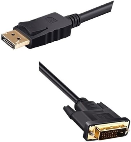 HDmatters DisplayPort to DVI Cable DisplayPort DP to DVI M>oni>tor Video Cable DP in to DVI Out 300cm,1.8M,0.9M,0.45M(300cm) in Saudi Arabia