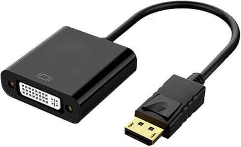 1080P DisplayPort to DVI Cable Adapter Male to Female DisplayPort DP to DVI Converter Cable for PC HDTV M>oni>tor Projector in Saudi Arabia