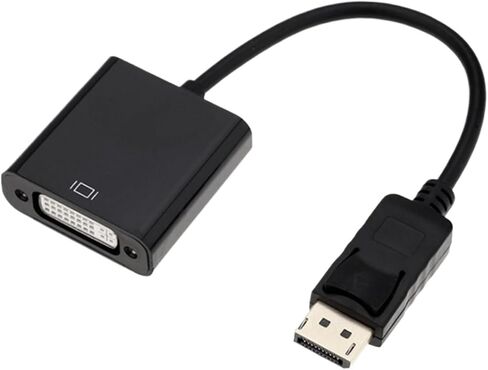 1080P DisplayPort to DVI Cable Adapter Male to Female DisplayPort DP to DVI Converter Cable for PC HDTV M>oni>tor Projector in Saudi Arabia