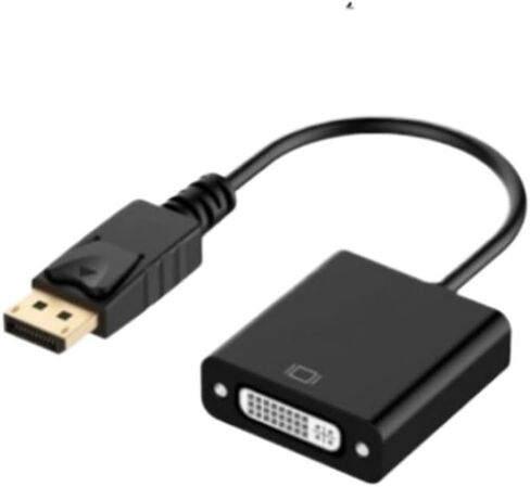 1080P DisplayPort to DVI Cable Adapter Male to Female DisplayPort DP to DVI Converter Cable for PC HDTV M>oni>tor Projector in Saudi Arabia