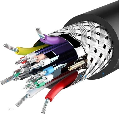 HANNORD 1.8M منفذ عرض DP إلى DVI 24+1 ذكر إلى محول محول الكبل الإناث 1.8 متر 1080 بكسل لجهاز الكمبيوتر التلفزيوني. in Saudi Arabia