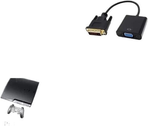 Full HD 1080P DVI-D DVI to Adapter Video Cable Converter 24+1 25Pin to 15Pin Cable Converter for PC Computer M>oni>tor in Saudi Arabia