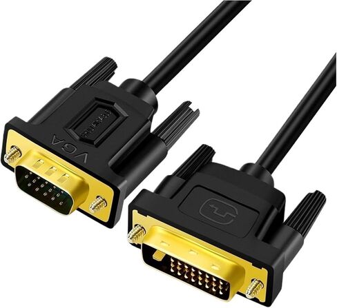 shuliancable DVI إلى Cable DVI-D 24+1 إلى كابل محول الذكور لدعم الذكور 1080p الكامل HD للكمبيوتر DVD HDTV M> ONI> TOR (300 سم) in Kuwait