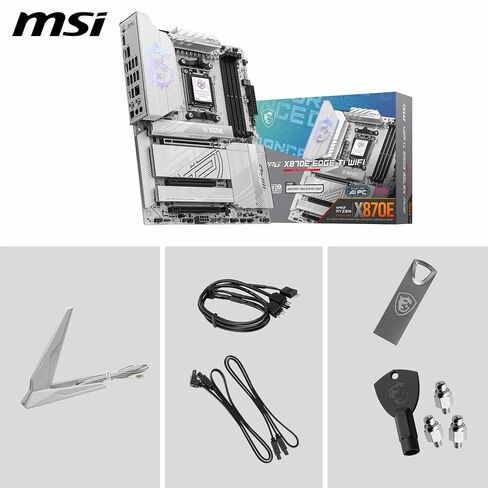 SPAREPART: MSI MPG X870E EDGE TI WIFI Motherboard AMD X870E Socket ، W129022850 (Motherboard AMD X870E Socket AM5 ATX) in Saudi Arabia