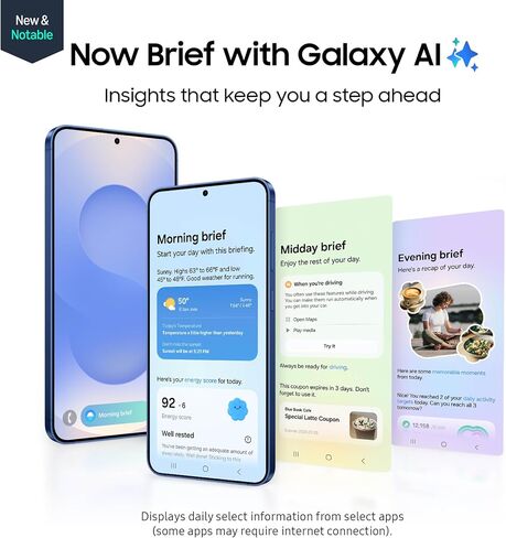 هاتف Samsung Galaxy S25+ الهاتف الخليوي ، 512 جيجابايت من الذكاء الذكي ، Android غير مؤمن ، كاميرا AI ، معالج سريع ، شاشة بروسكالر ، عمر بطارية طويل ، 2025 ، البحرية (متجددة) in Kuwait