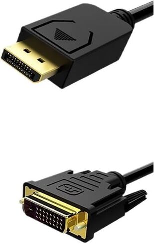DisplayPort to HDMI Cable Ultra عالية السرعة المطلية 4K (DP) لكابل HDMI DVI متوافق مع DE*/LL ، (1.8M DP إلى DVI) in Saudi Arabia