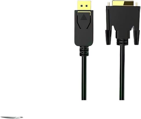 DisplayPort to HDMI Cable Ultra عالية السرعة المطلية 4K (DP) لكابل HDMI DVI متوافق مع DE*/LL ، (1.8M DP إلى DVI) in Saudi Arabia
