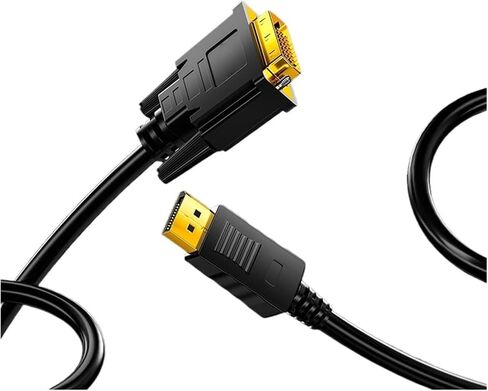 1080P DisplayPort DP to DVI 24+1 Cable Adapter DP to DVI Conversion Cable for de*/ll M>oni>tor Projector DisplayPort Cable 1.8m(1.8m) in Saudi Arabia