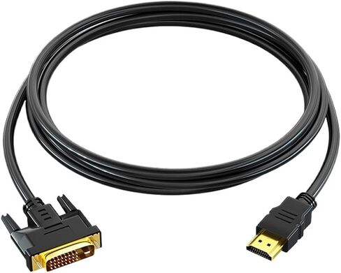 HDMI to DVI 24+1/24+5 Two-Way Video Converter Bidirectional Adapter Cable 4K 60HZ 1.5/3/5 Meter for PC P;S/5 Switch TV(1.5m) in Saudi Arabia