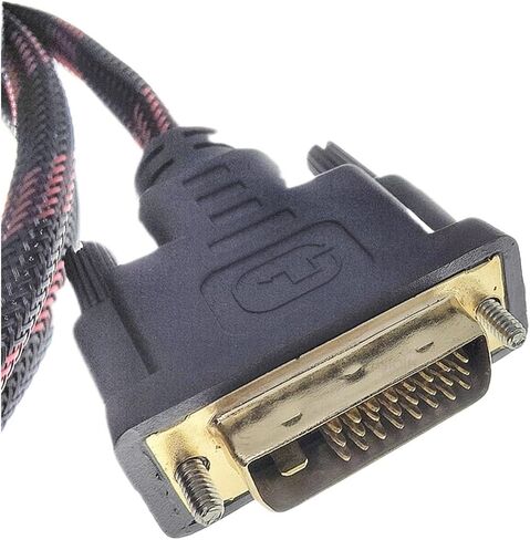 High Speed DVI to DVI Cable Adapter 24+1 Pin DVI-D Plated DVI to HDMI to DVI Cable Dvi Supports 3D 1080P 1.5M 300cm 5M 10M 20M(2.8m) in Saudi Arabia
