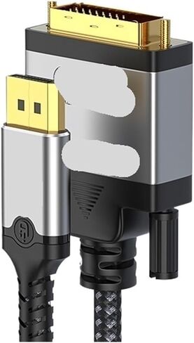 DisplayPort to DVI Cable 4K@30Hz DP to DVI-D M>oni>tor Cable DisplayPort in to DVI Out Converter Adapter for de*/ll in Saudi Arabia