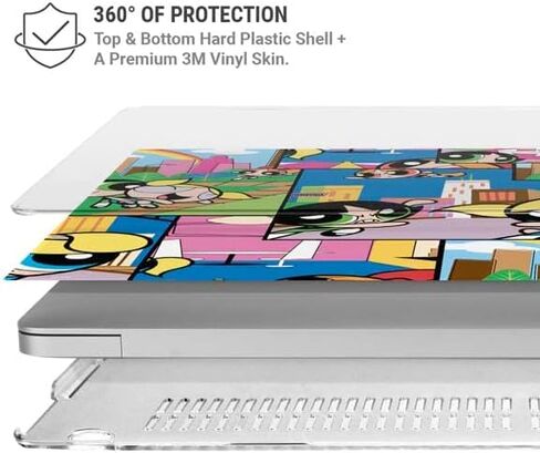 SKINIT CASE + SNOWENTING SNOW مع MACBOOK PRO 16in (2019-20) - تصميم تصحيحات Girls Patches المرخص له رسميًا in Saudi Arabia