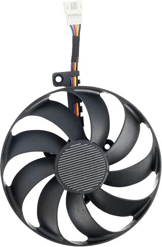 T129215BU T128010BU Card Card Card Pooler استبدال متوافق مع RX 5600 XT 5700 5700XT X3 EVO OC مروحة التبريد (المروحة - 3pcs) in Saudi Arabia
