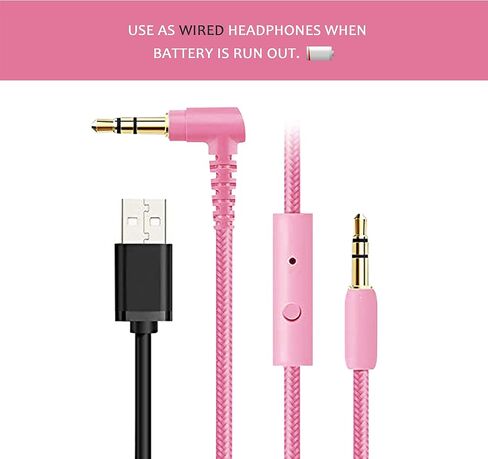 سماعات رأس بلوتوث Riwbox CT-7 Cat Ear Kids، سماعات رأس بلوتوث لاسلكية تضيء فوق الأذن مع ميكروفون وتحكم في مستوى الصوت للسفر/المدرسة/الهواتف الذكية/الكمبيوتر المحمول/الكمبيوتر الشخصي/التلفزيون (وردي وأخضر) in Kuwait