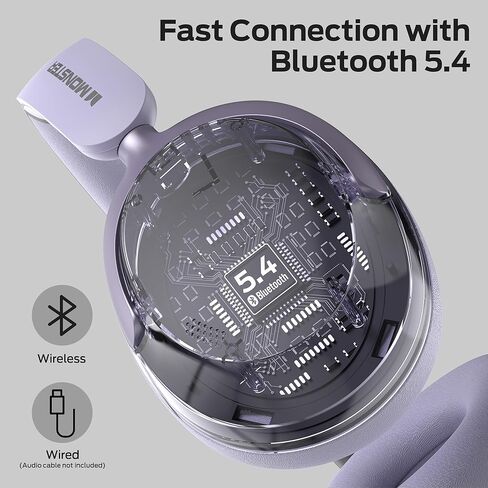 Monster Persona 3rd ANC Active Nove Devely Headphones ، Bluetooth اللاسلكي 5.4 سماعات الرأس الزائدة مع 6 MIC in Kuwait