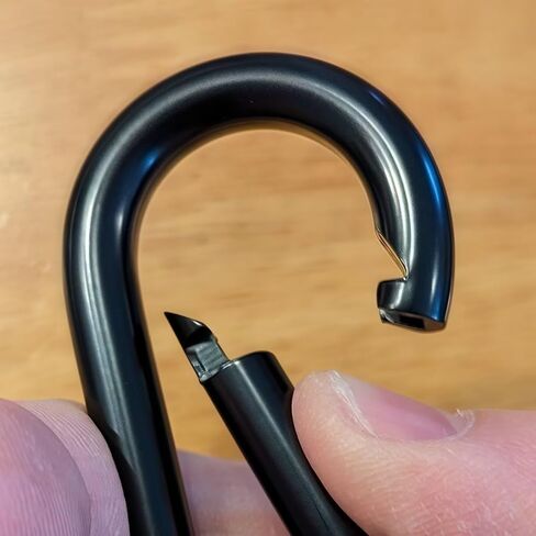 10 PCS Black Carabiner Clip Spring Snap Hook, 1.57 Inch Heavy Duty Mini Carabiners Clips, Small Keychain Mountaineering Buckle for Outdoor Camping, Hiking Travel, Swing Set, Hammock and Fishing in Saudi Arabia