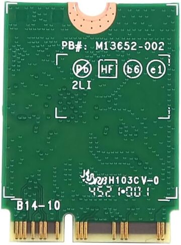 Wireless Card G86C00081410 Compatible Replacement Spare Part for Intel AX211 AX211NGW 2.4Gbps M.2 2230 CNVio2 WiFi 6E 802.11ax Bluetooth 5.3 in Saudi Arabia