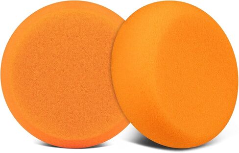 SOULWIT 4Pcs Replacement Earpads for JLab Rewind/Rewind 2 Wireless Retro Headphones, Soft and Durable Sponge Ear Pads Cushions with High-Density Foam - Orange in Saudi Arabia