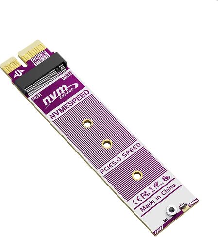 PCIe 5.0 X1 to M.2 NVMe Adapter Card Support 2230 2242 2280 SSD Compatible with M Key B+M Key SSDs in Saudi Arabia