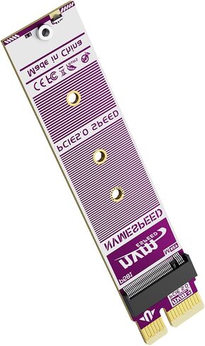 PCIe 5.0 X1 to M.2 NVMe Adapter Card Support 2230 2242 2280 SSD Compatible with M Key B+M Key SSDs in Saudi Arabia