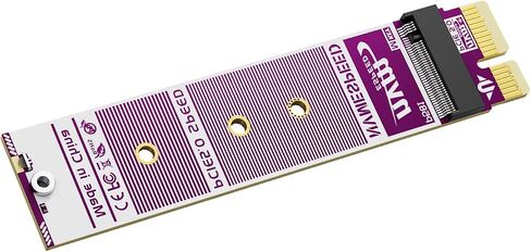 PCIe 5.0 X1 to M.2 NVMe Adapter Card Support 2230 2242 2280 SSD Compatible with M Key B+M Key SSDs in Saudi Arabia