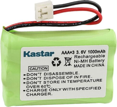 Kastar 3-Pack AAA 3.6V EH 1000mAh Ni-MH Battery for Motorola MD-4260/7101/7151/7161/7251//261/761/781/791/7101/7151/7161 SD4501/4502/4550/4551/4561/4581/D4591 SD7500/7501/7502/7561/7581 etc. in Saudi Arabia