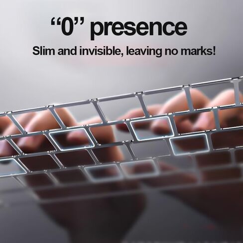 Premium Ultra Thin Silicone Keyboard Protector Cover Skin for 2025-2021 M4/M3/M2/M1 Pro/Max MacBook Pro 14"/16", M4/M3/M2 MacBook Air 13.6"/15", Clear in Saudi Arabia