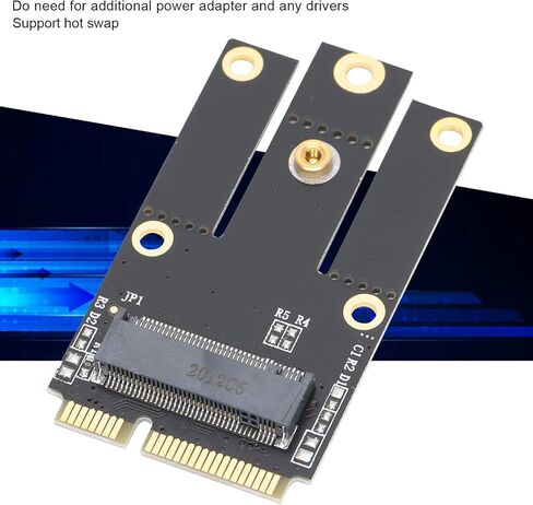 M.2 NGFF إلى محول Mini PCIE لجهاز الكمبيوتر المحمول ، لوحة محول مفتاح A+E متوافق مع 3160NGW 7260NGW 8260NGW 8265NGW 9260NGW AX200NGW in Kuwait