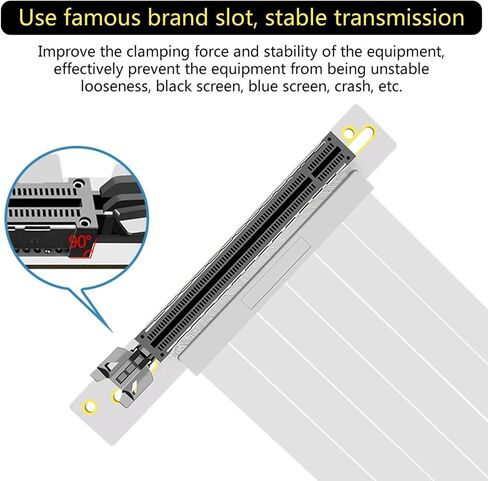 Vertical GPU Bracket GPU Holder for Various Computer Cases, Comes with PCIE3.0 Rising Cable Optional in Saudi Arabia