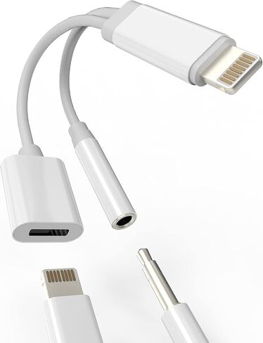 Zoyuzan Lightning إلى محول سماعة رأس 3.5 مم ، شحن سريع ، معتمد من Apple in Kuwait