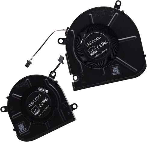 GPU رسومات مروحة التبريد CPU M45485-001 استبدال HP Envy X360 15-EU 15-ES 15M-EU 15M-ES 15-EU1026NR 15-ES2026NR in Kuwait