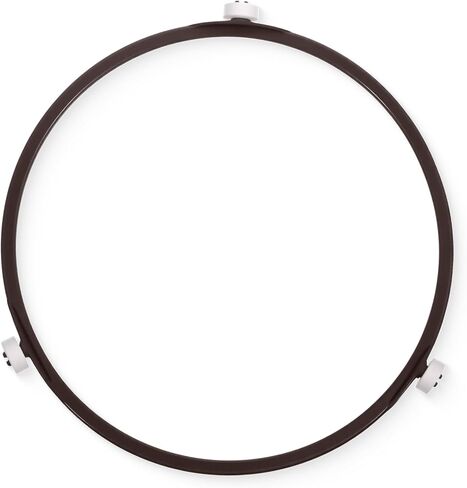 7 Inch Microwave Turntable Ring Replacement with 14mm Rollers, Microwave Accessories Rotating Inner Ring Durable Plastic Microwaves Rings for Turntable Oven Tray Roller Rings Spinner Replacement in Saudi Arabia