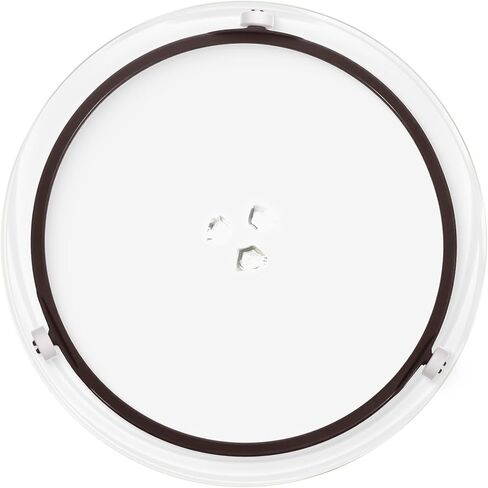 7 Inch Microwave Turntable Ring Replacement with 14mm Rollers, Microwave Accessories Rotating Inner Ring Durable Plastic Microwaves Rings for Turntable Oven Tray Roller Rings Spinner Replacement in Saudi Arabia