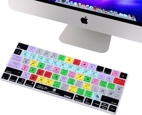 XSKN Magic Keyboard Photoshop CC Shortcut Keyboard Cover, XSKN Durable PS Hotkeys Silicone Keyboard Skin for Apple Magic Keyboard MLA22LL/A (US Version) in Saudi Arabia