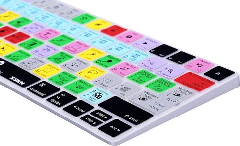 XSKN Magic Keyboard Photoshop CC Shortcut Keyboard Cover, XSKN Durable PS Hotkeys Silicone Keyboard Skin for Apple Magic Keyboard MLA22LL/A (US Version) in Saudi Arabia
