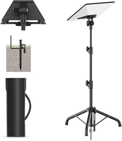 Starlink Mini Tripod Mount with Adapter, 270° Tilt Angle Adjustable Starlink Mini Kit, Height Adjustable Starlink Mount, Ground Nail Design, for Outdoor Camping, Travel, Rv (Balck) in Saudi Arabia
