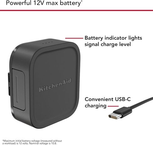 KitchenAid Go™ Cordless 12V MAX Lithium Ion Battery, KRB12 in Saudi Arabia