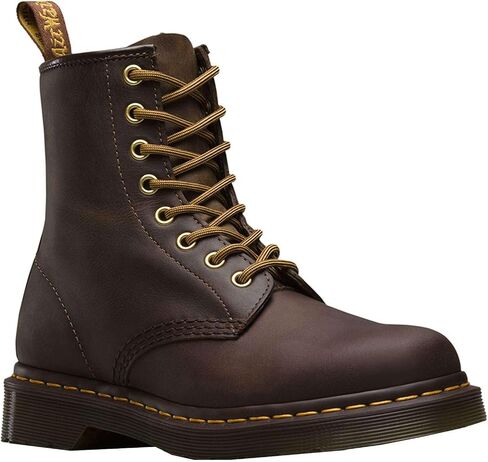 Dr. Martens Mens 1460 Aztec Crazy Horse Brown 8 Eyelet Leather Ankle Boot Size 8 in Saudi Arabia
