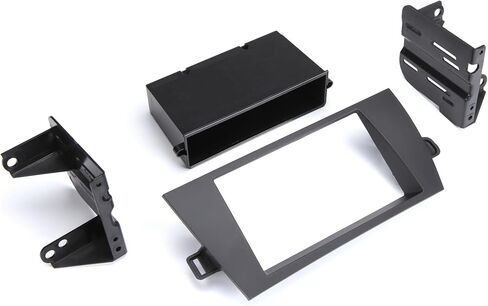 Scosche TA2105B Compatible with 2010-15 Toyota Prius ISO Double DIN & DIN+Pocket Dash Kit Black in Saudi Arabia