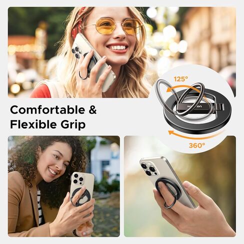 قبضة الهاتف المغناطيسية Ugreen لصالح Magsafe Phone حامل الهاتف المغناطيسي القوي المتوافق مع iPhone 17 Air 16 Pro 15 Pro Max 14 Plus 13 12 ، Magsafe Accessories in Saudi Arabia