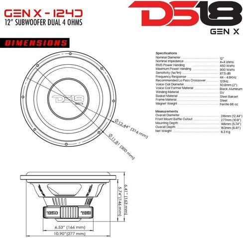 DS18 12 "حزمة التحرير والسرد مضخم صوت مع مضخم صوت Gen-X124D ومكبر صوت Monoblock Candy-X1B in Saudi Arabia