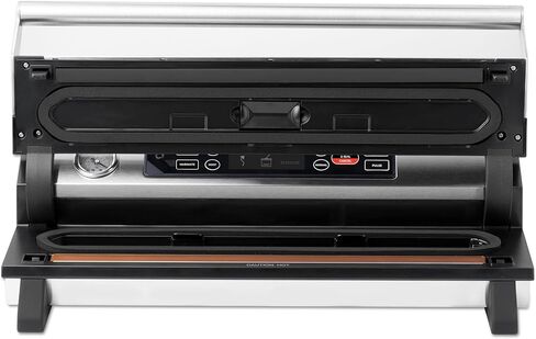 Avid Armor Vacuum Sealer A420XL - 16 "شريط ختم عريض لأكياس أوسع ، يناسب 50 قدم لفات ، أختام أكياس ربعات متعددة ، توفير طعام لتخزين المطبخ ، الفيديو السوس ، in Kuwait