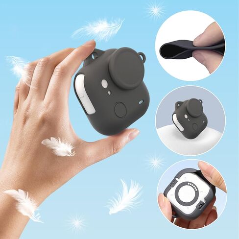 حالة حماية من السيليكون لـ Insta360 Go Ultra ، غطاء واقعي لـ Insta360 Go Ultra مع حزام يدوي ، غطاء واقعي للعدسة الكاميرا ، أغطية سيليكون مضادة للخلع ، واقي عدسة للكاميرا in Kuwait