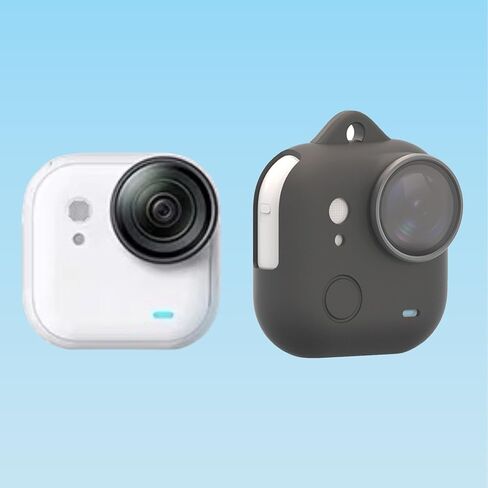 حالة حماية من السيليكون لـ Insta360 Go Ultra ، غطاء واقعي لـ Insta360 Go Ultra مع حزام يدوي ، غطاء واقعي للعدسة الكاميرا ، أغطية سيليكون مضادة للخلع ، واقي عدسة للكاميرا in Kuwait