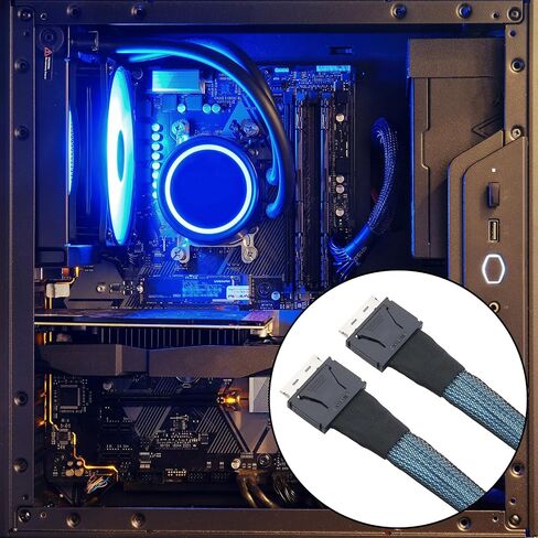 SFF-8611 8I Male to SFF-8611 Male PCIe Data Servers Cable Chassis Connectors Transmission Cable for Desktop Servers in Saudi Arabia