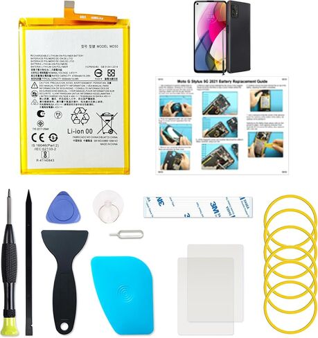 New MD50 Cellphone Battery Compatible with Moto G Stylus 2021 XT2131 Series, with Instruction & DIY Toolkit in Saudi Arabia